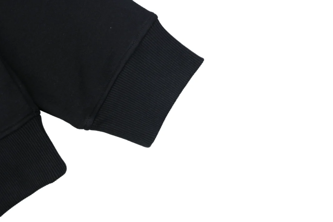 Fendi Monster Eyes Pixel Logo Crewneck Sweatshirt Black Cuff