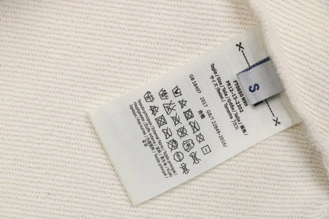 Fendi Monster Eyes Pixel Logo Crewneck Sweatshirt Beige Wash label
