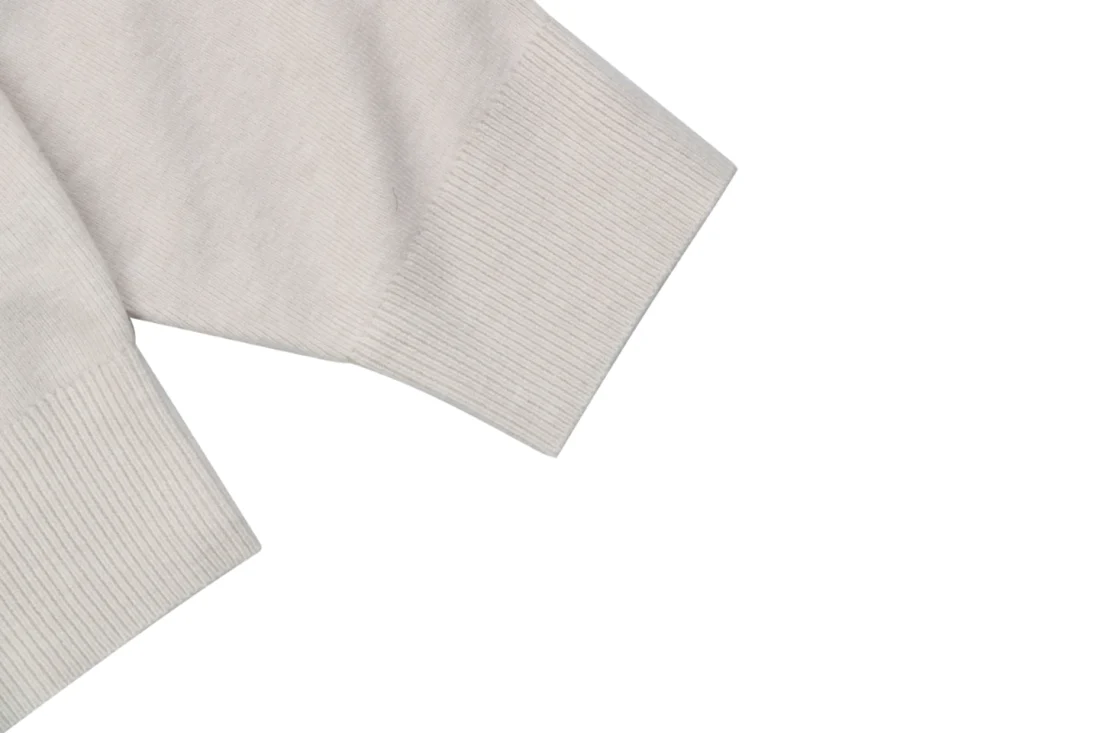 Loewe Anagram Embroidered Crewneck Sweatshirt Grey Cuff