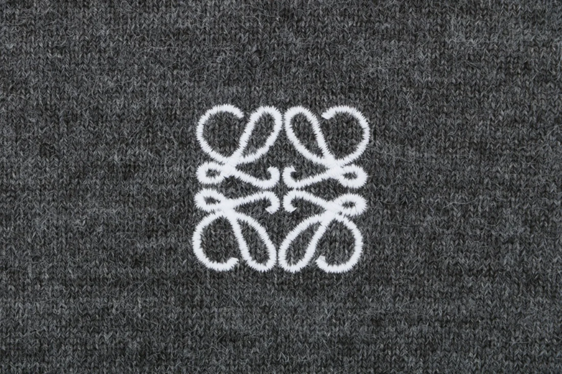 Loewe Anagram Logo Colorblock Crewneck Sweater Brand