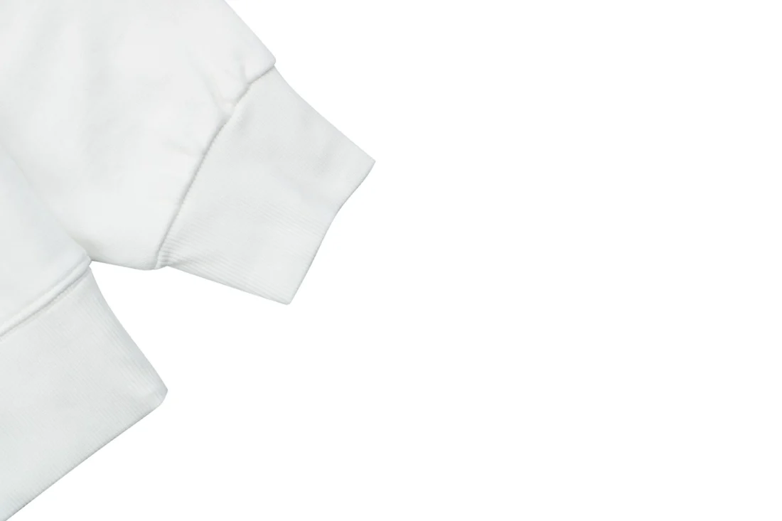 Loewe Anagram Logo Embroidered Oversized Crewneck Sweatshirt White Cuff
