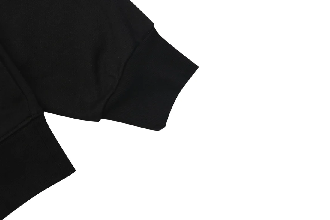 Loewe Anagram Logo Embroidered Oversized Crewneck Sweatshirt Black Cuff