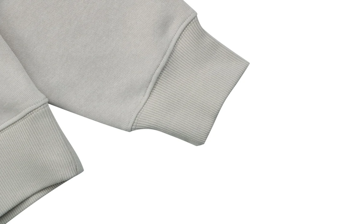 Loewe Anagram Patch Pocket Hoodie Grey Cuff