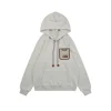 Loewe Anagram Patch Pocket Hoodie (Grey/Black)