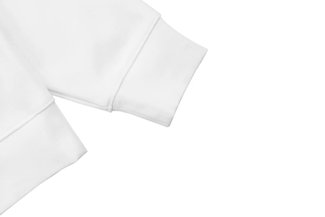 Loewe Floral Anagram Print Oversized Sweatshirt White Cuff