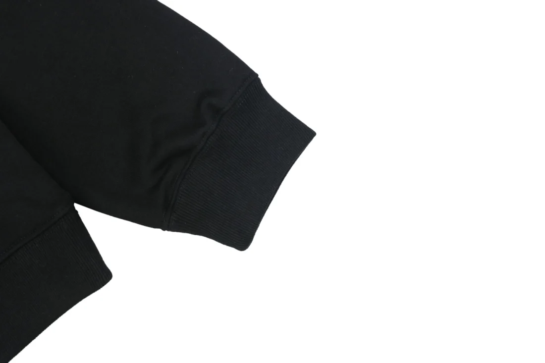 Loewe Tonal Anagram Embroidered Crewneck Sweatshirt Black Cuff