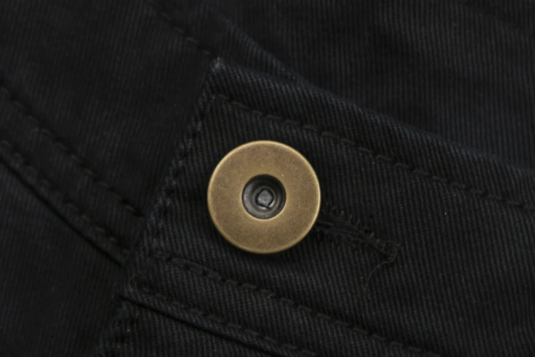 Maison Margiela Four-Stitch Straight-Leg Pants Button