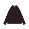 Miu Miu Ribbed Knit Logo Polo Sweater