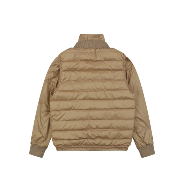 Moncler 3-in-1 Detachable Down Vest and Jacket Brown Back view