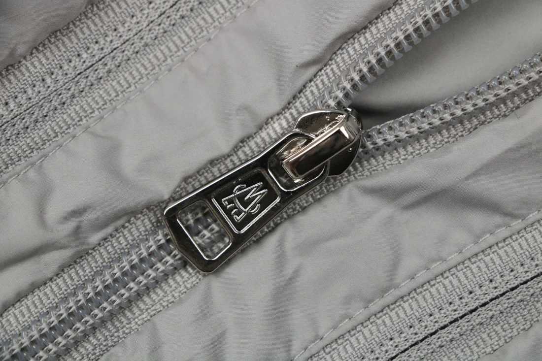 Moncler 3-in-1 Detachable Down Vest and Jacket Grey Zipper puller