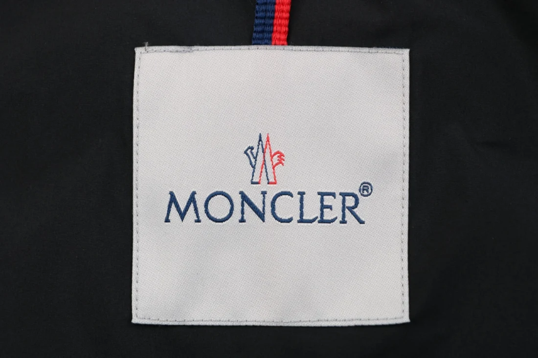 Moncler Alcibia Stand Collar Down Vest Black Brand label