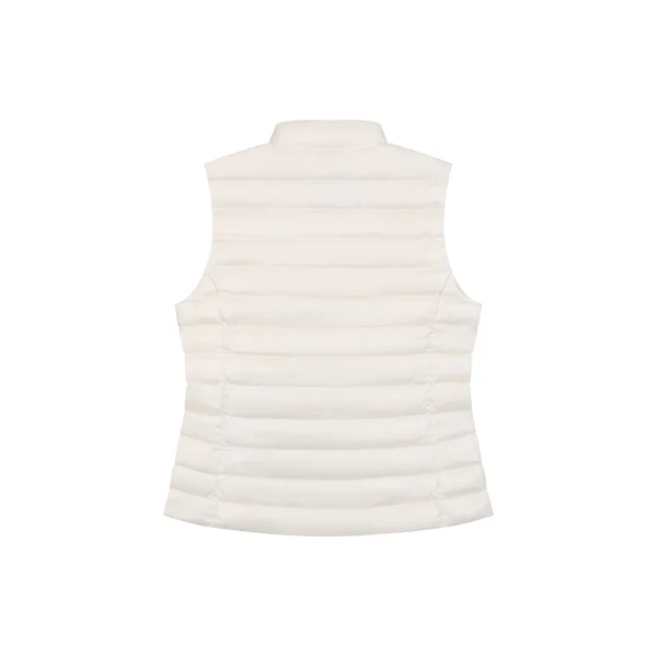 Moncler Ghany Quilted Down Vest White Back view