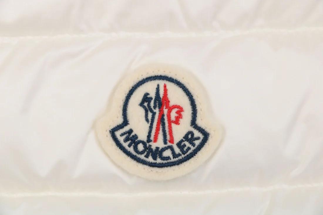Moncler Ghany Quilted Down Vest White Brand