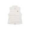Mxxcler Ghany Quilted Down Vest (White/Navy/Black)