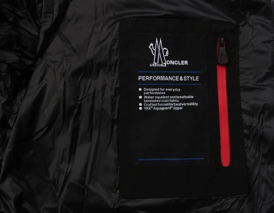 Moncler Grenoble Hooded Down Puffer Jacket Brand label