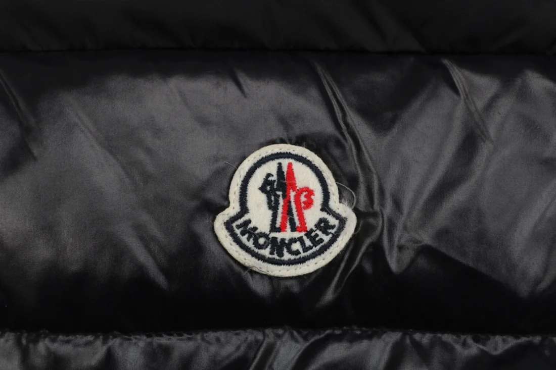 Moncler Hidden Hood Glossy Quilted Down Vest Brand