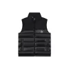 Mxxcler Hidden Hood Glossy Quilted Down Vest