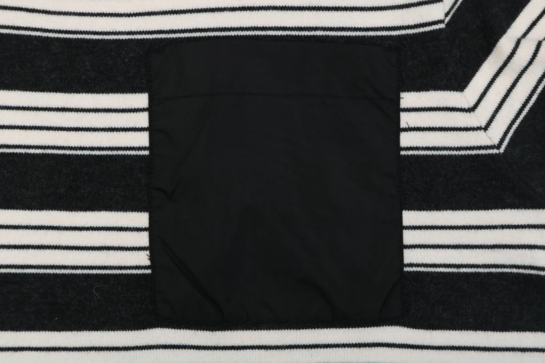 Moncler Striped Wool Blend Crewneck Sweater
