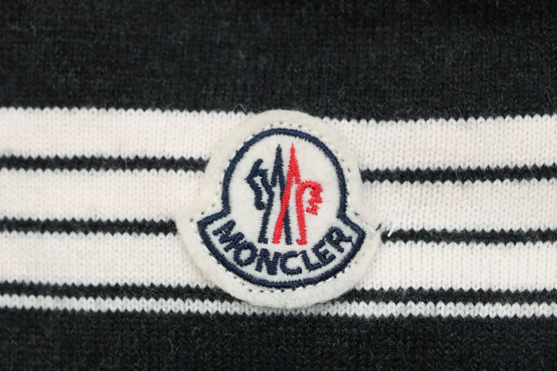 Moncler Striped Wool Blend Crewneck Sweater Brand