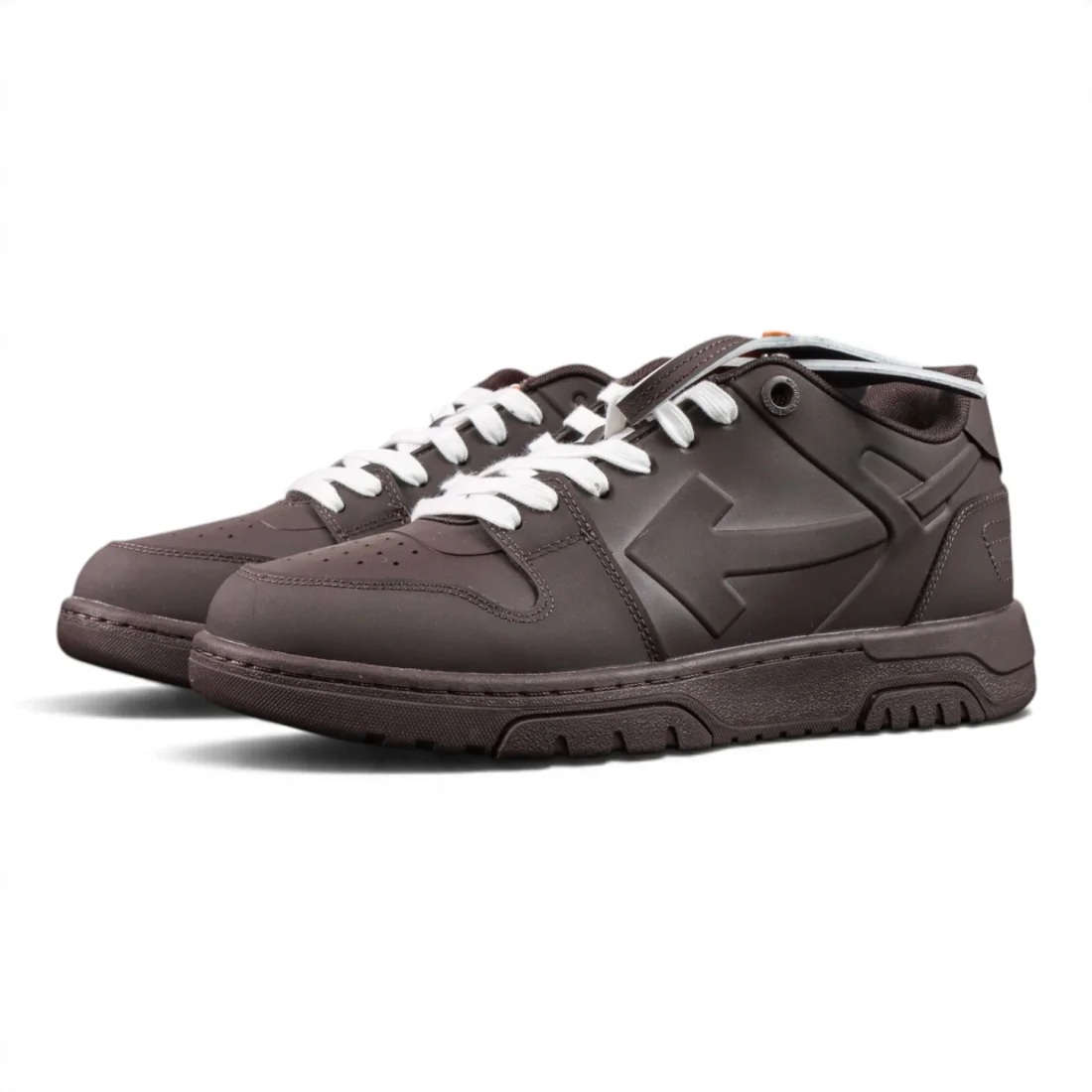 Off-White Out Of Office Molded 'Chocolate/Off-White'