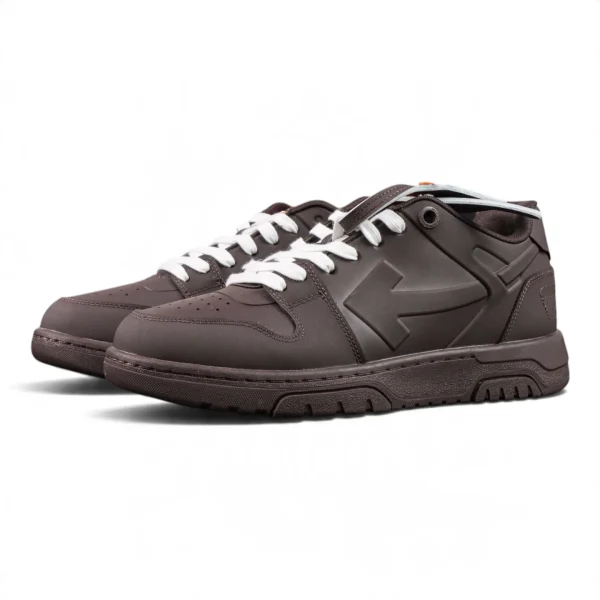Off-White Out Of Office Molded 'Chocolate/Off-White'