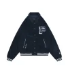 Ralph Lauren Polo P Letter Corduroy Varsity Jacket