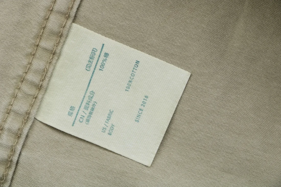 Ralph Lauren Pony Logo Double-Pocket Contrast Collar Shirt Jacket Khaki Wash label