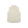 Ralph Lauren Pony Logo Quilted Down Puffer Vest (Beige/Navy/Black)