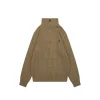 Ralph Lauren Pony Logo Ribbed Half-Zip Turtleneck Sweater