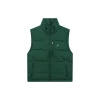 Ralph Lauren Pony Logo Zip Pocket Down Puffer Vest (Green/Khaki)