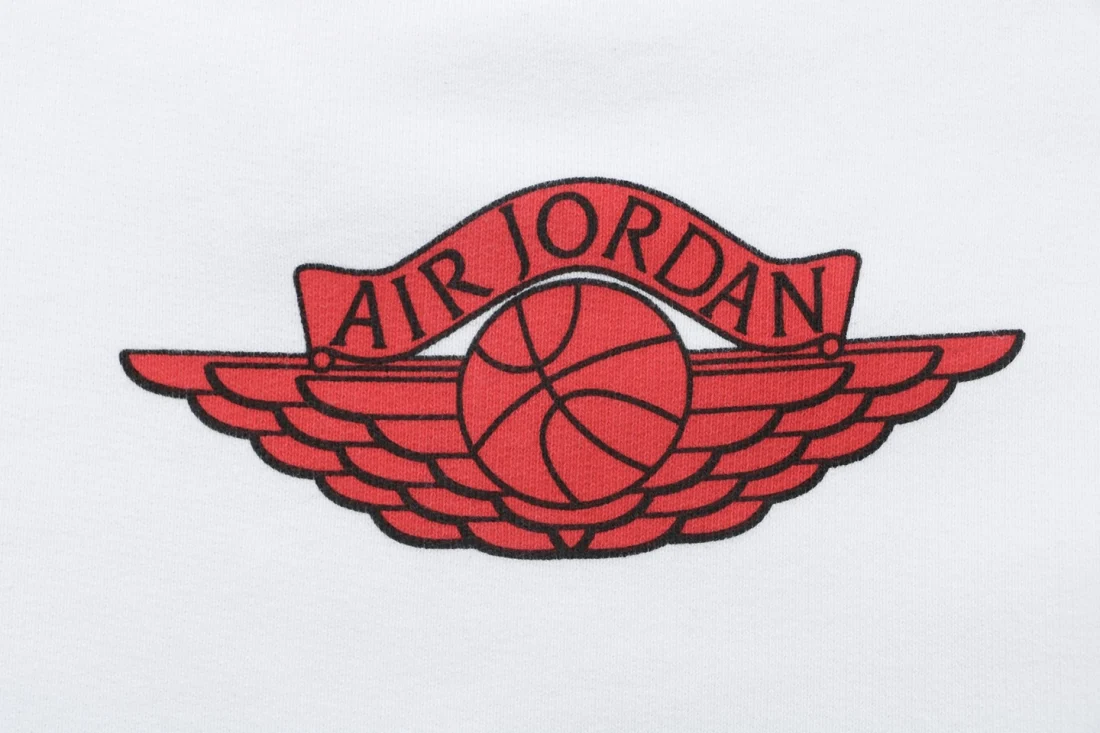 Saint Michael x Air Jordan Wings Logo Graphic Sweatpants White Brand Print