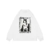 Stussy Dog Portrait Graphic Print Shirt (White/Black)