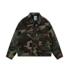 Stussy Four-Pocket Embroidered Workwear Jacket (Green/Beige/Black)
