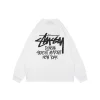 Stussy New York Graffiti Logo Shirt (White/Black)