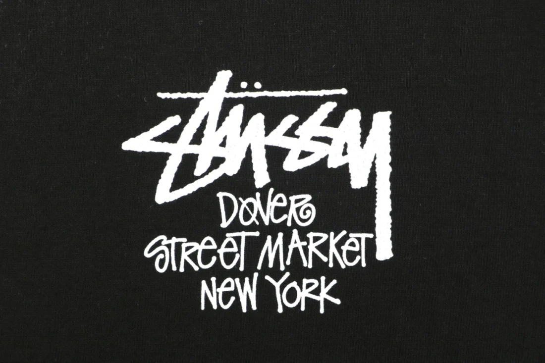 Stussy New York Graffiti Logo Shirt Black Print