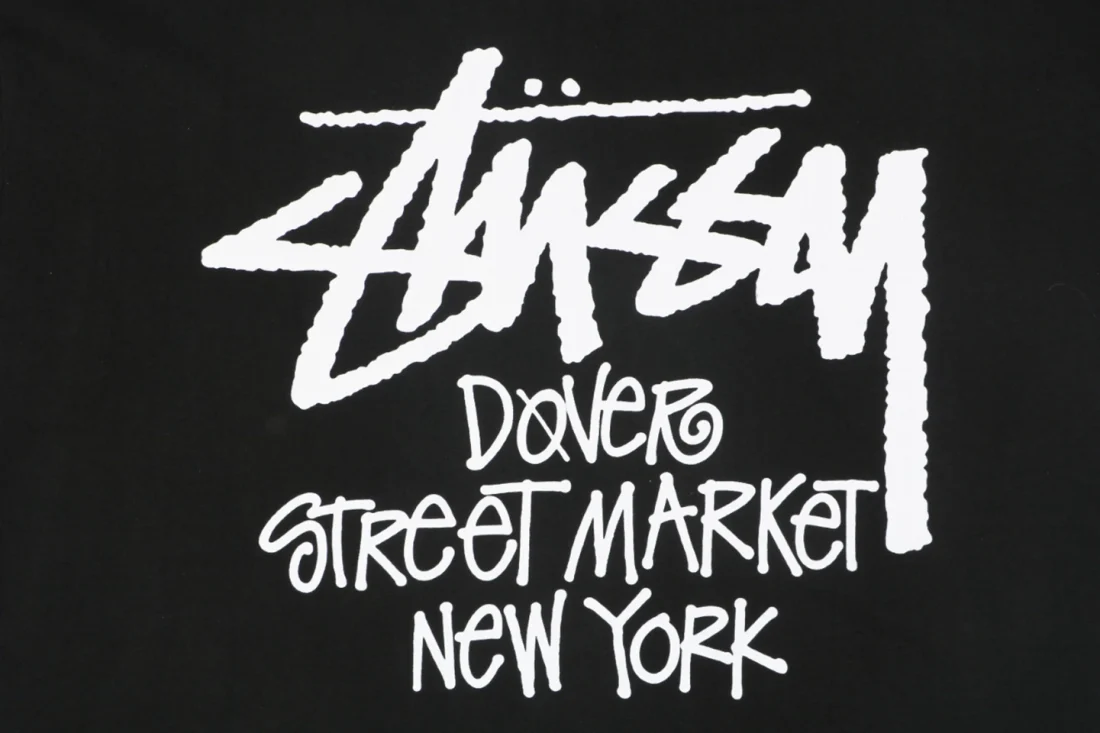 Stussy New York Graffiti Logo Shirt Black Print
