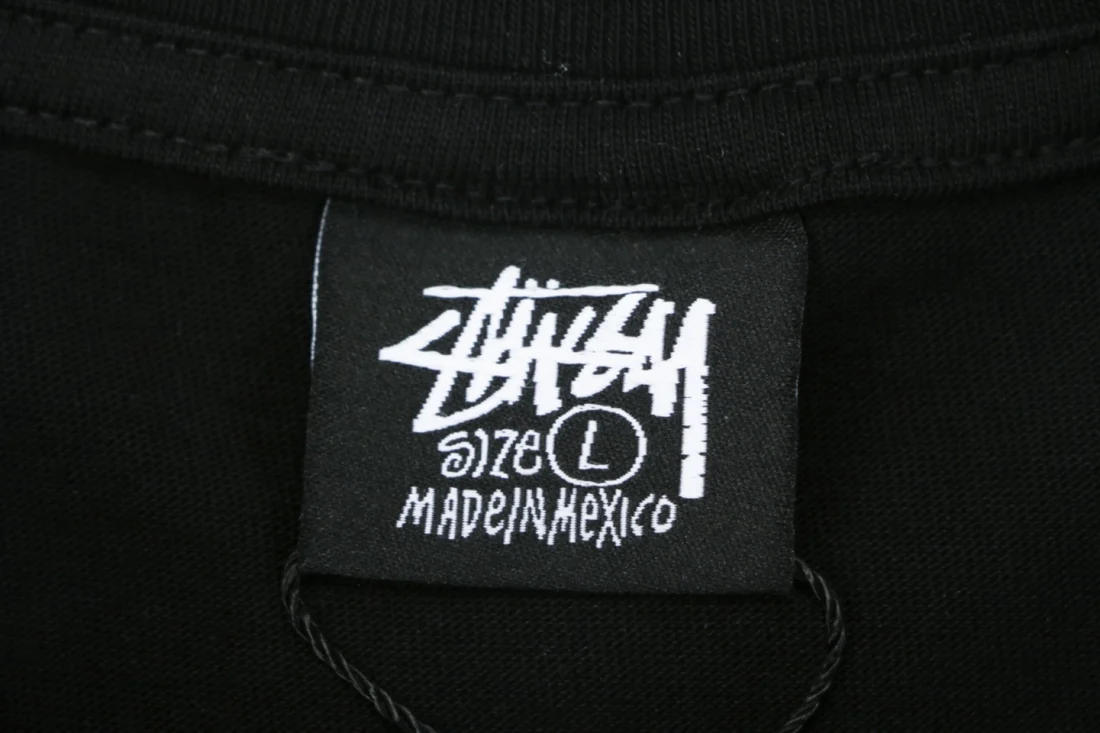 Stussy New York Graffiti Logo Shirt Black Brand label
