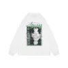 Stussy Sculpture Graphic Print Shirt (White/Black)