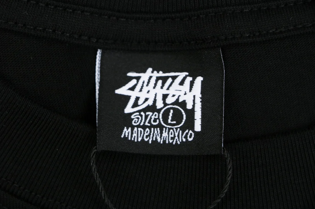 Stussy Sculpture Graphic Print Shirt Black Brand label