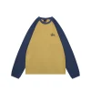 Stussy Waffle Knit Raglan Shirt (Khaki/White)